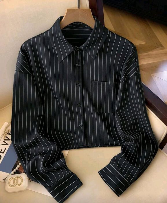 Къса, карирана  риза