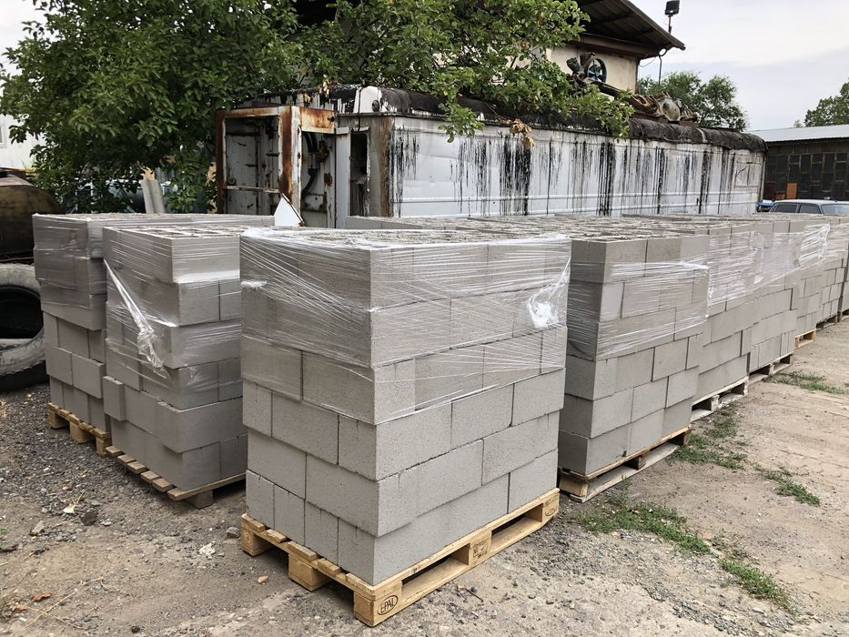 Сплитерные блоки (пескаблок) 39х19х19