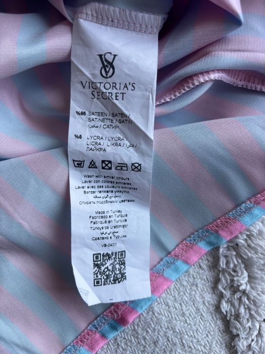 Дамска сатенена пижама комплект Victoria’s Secret