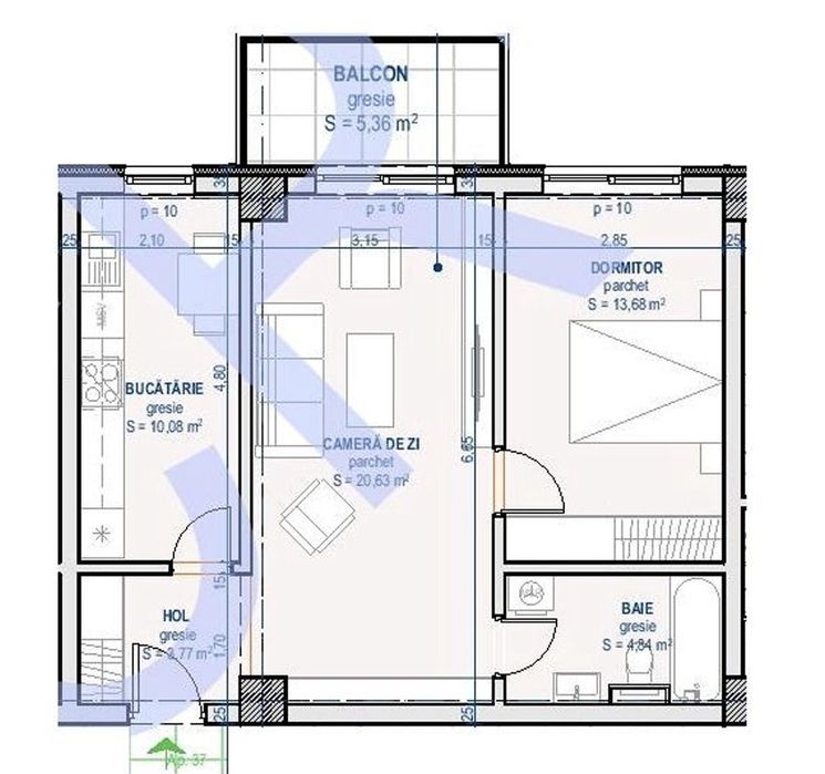 Vanzare 4 apartamente Moara de Vant– predare la sfârșitul anului 2027