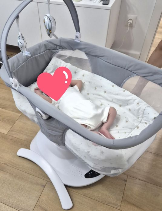 Balansoar si patut bebe 2in1 bella/lionello, rotire 360 grade