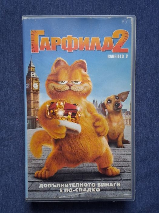 Видеокасета VHS  Гарфилд 2