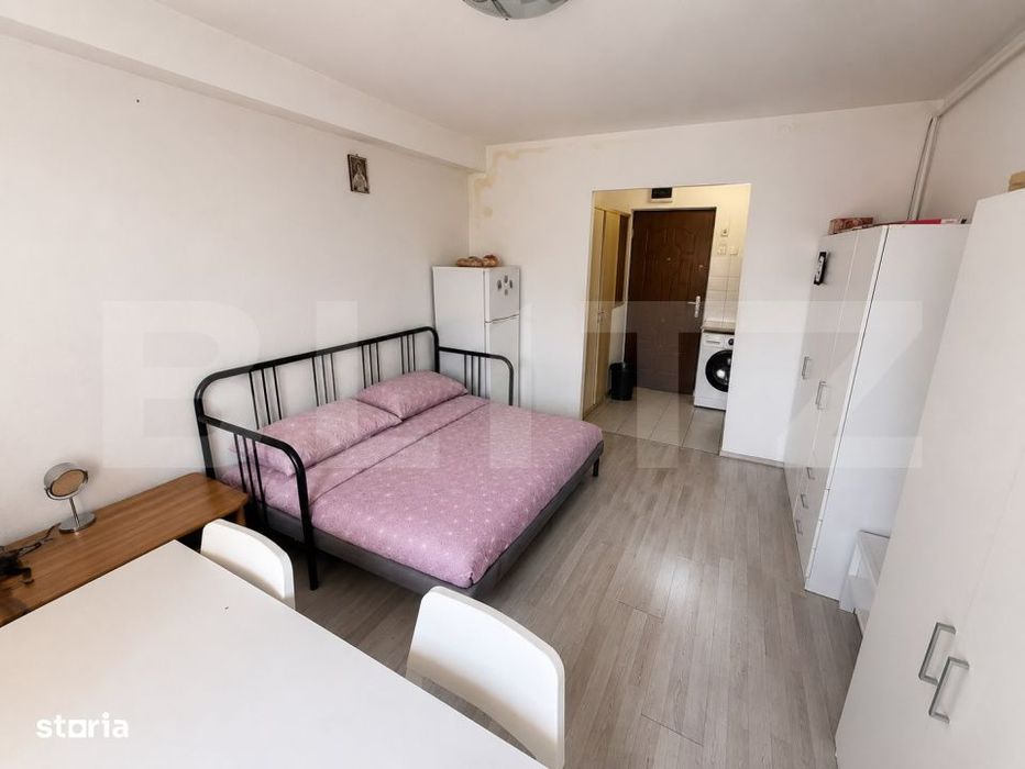 Garsoniera de vanzare, 21 mp, etaj 2, zona Iris
