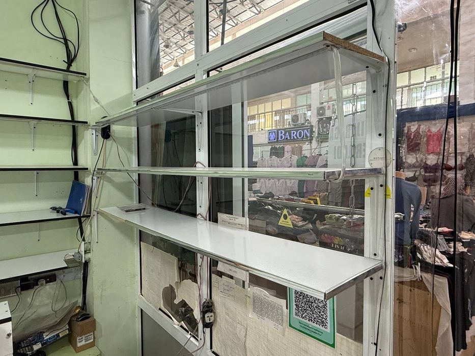 ОБУВЬ УЧУН ПОЛКА СТИЛАЖЛАР СОТИЛАДИ, читлари  Кромка килинган 6 метрли