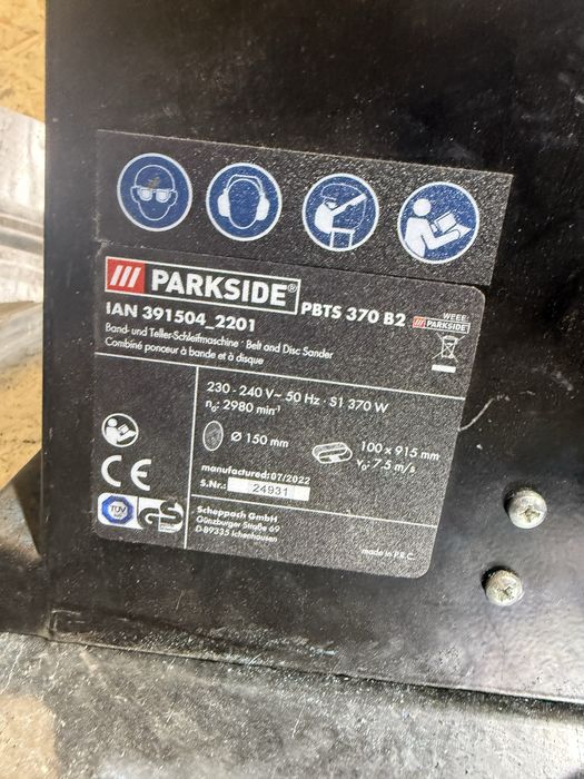 Лентов шлайф PARKSIDE