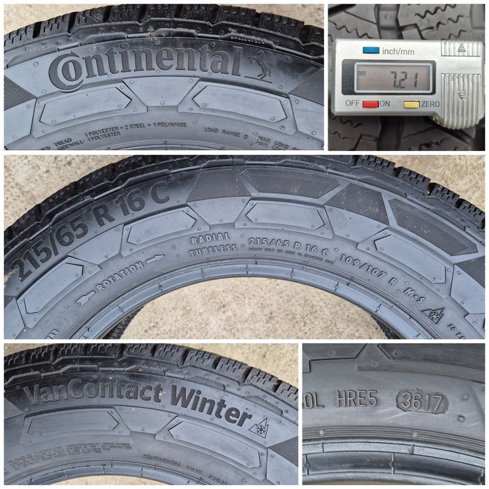 O bucată 215/65 R16C M+S iarnă - una Continental