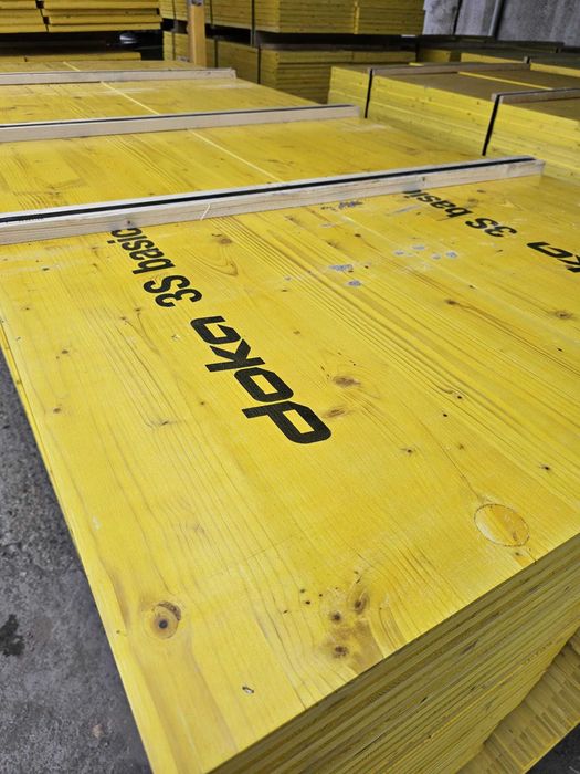 Popi, grinda doka H20, panou galben, placa Doka, montanti, cravate