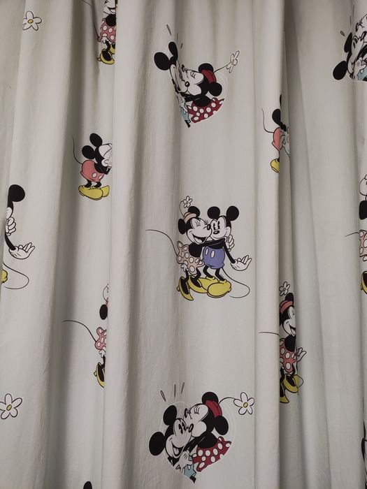 Perdea + draperie Mickey și Minni