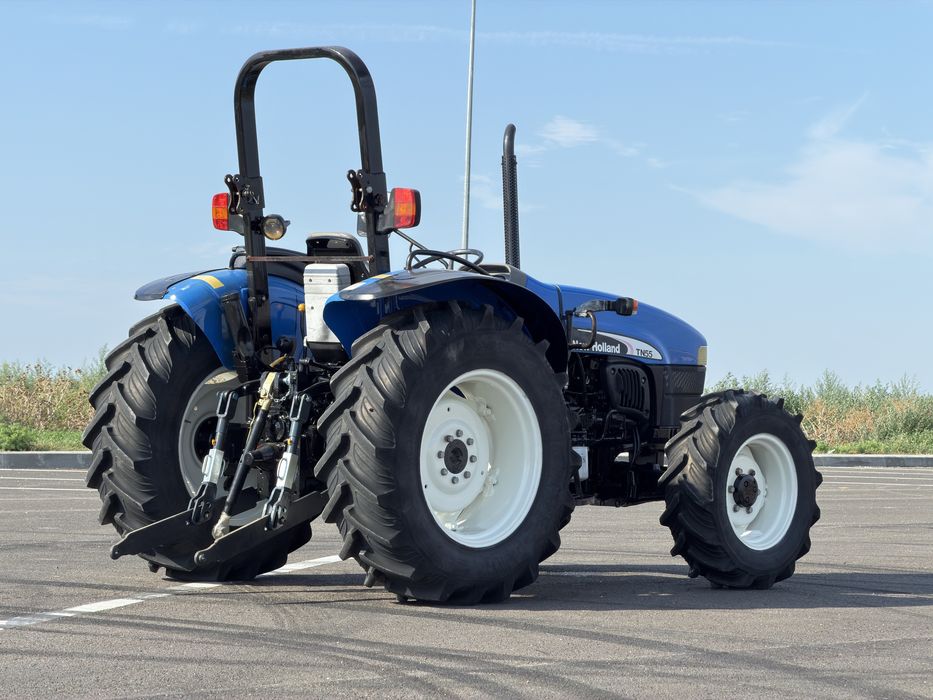 Tractor New Holland TN 55 An 2006 ore 547 ca NOU import Danemarca Claas Case John Deere Fendt Same Deutz Fiat 70 90 Fiat 80 90 Fiat 640 Fiat 550