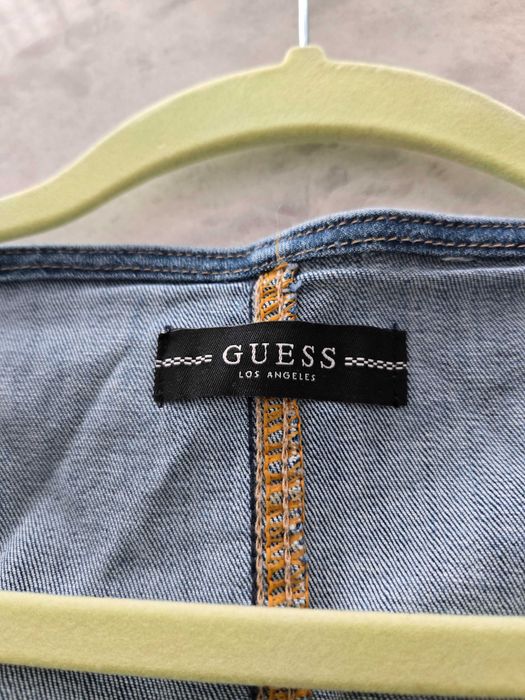 Salopeta bleumarin denim Guess