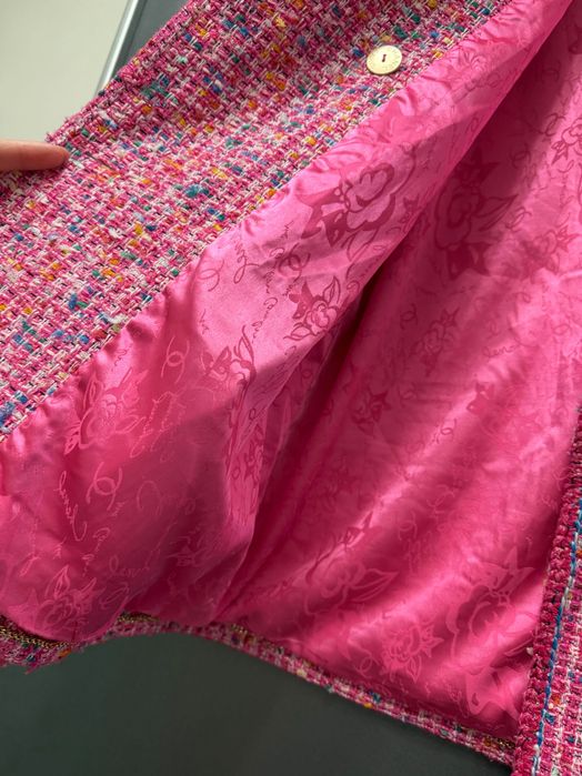 Sacou pink tweed Chanel