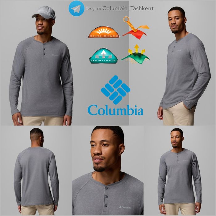 Columbia® Весенно-Летние Футболки с длинным рукавом из США
