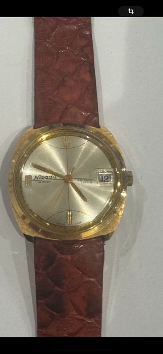 Ceas aur/otel NIVADA COMPENSAMATIC ARCTIC CIRCLE  1960 44 rubine
