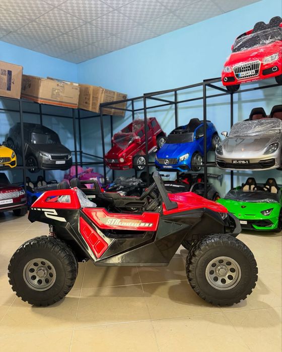 Yangi Monster Jeep 24V 4x4 | Yo’ltanlamas baggi 2 o’rindiqli va katta