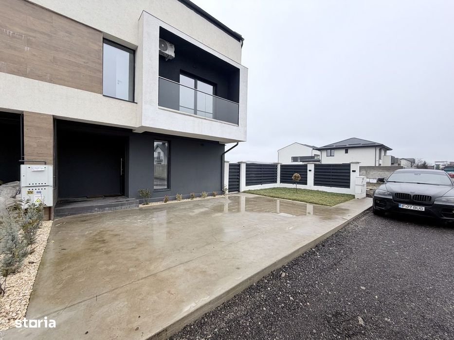 Casa moderna P+1+Mansarda. In apropiere de autostrada A0.