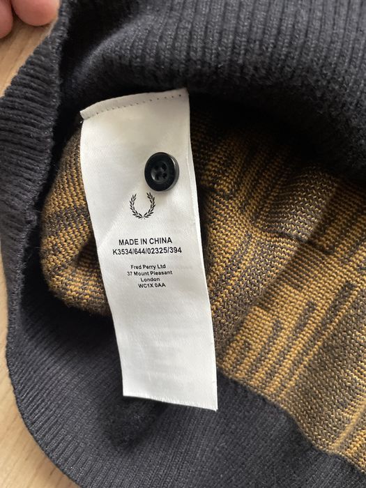 FRED PERRY / мъжка блуза/фланела М