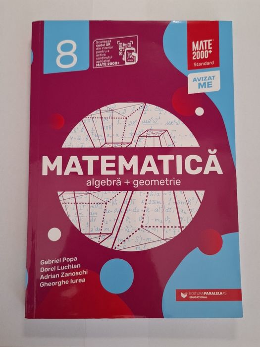 Culegere Matematica Standard clasa a 8-a