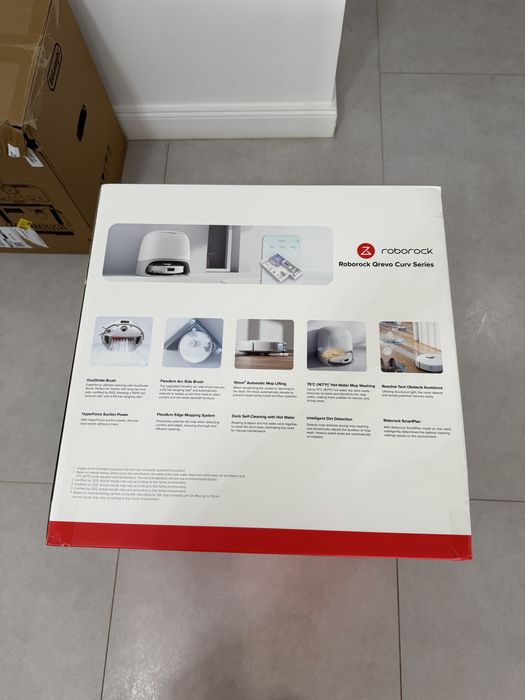 Aspirator inteligent Roborock Qrevo Curv S5X white • NOU / SIGILAT •