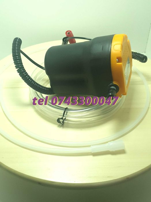 Unitate Transfer Orice Lichid Extractor 150L / H 12V Pentru Transfer Lichide Tehnice Alimentare 12V Auto Utila Pentru Garaj Service Si Atelier