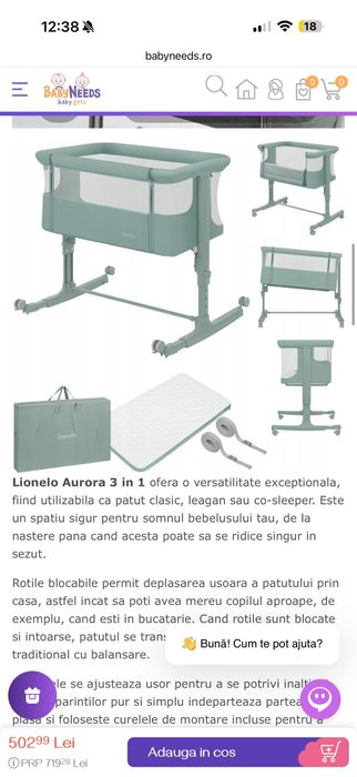Patur co sleeper verde
