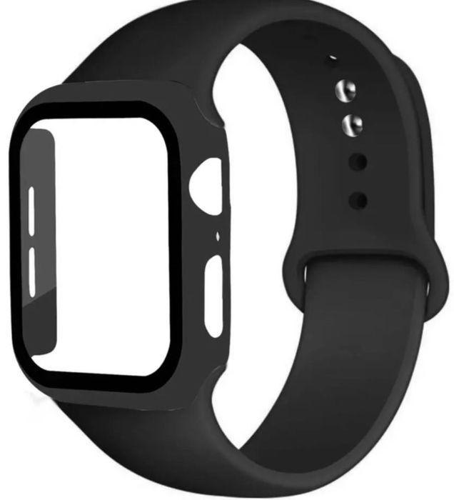 Pachet Curea si Husa Case Protectie Compatibil Ceas Iphone Apple Watch
