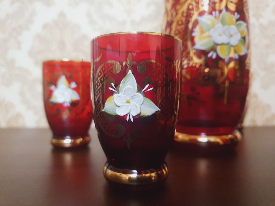 Прекрасный коньячный набор hand made