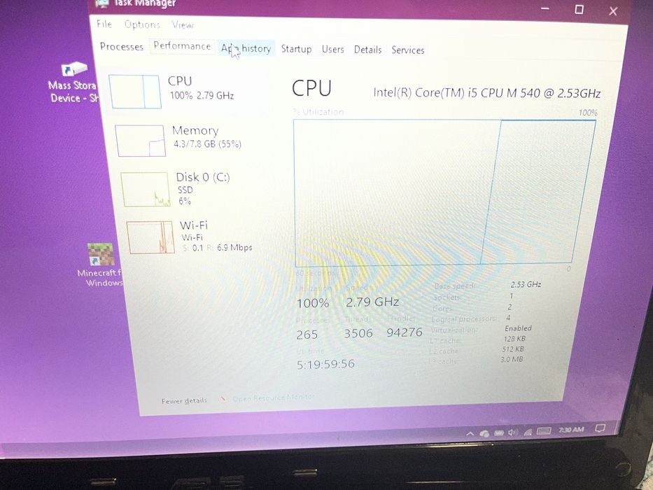 Laptop Asus PRO52F