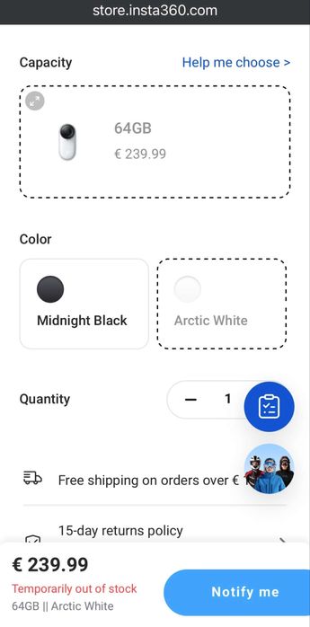 Insta360 GO3 S 64GB