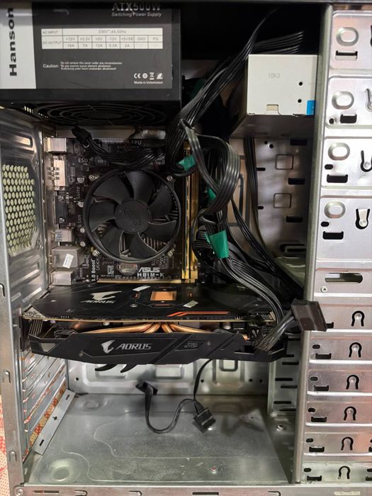 Продаю комплект компьютер rx570 4gb