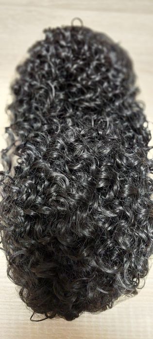 Екстеншън за черна къдрава коса