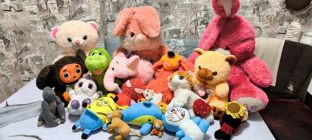 Мягкие игрушки разные