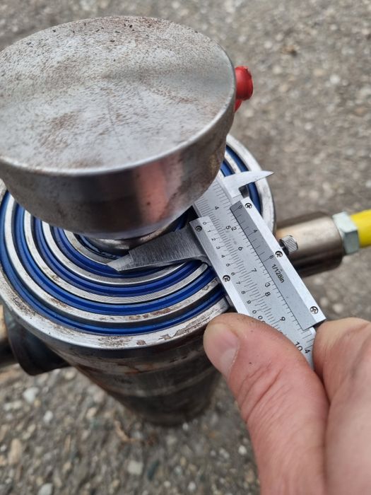 Cilindru hidraulic ridicare basculare remorca 7 tone 5 segmenti New