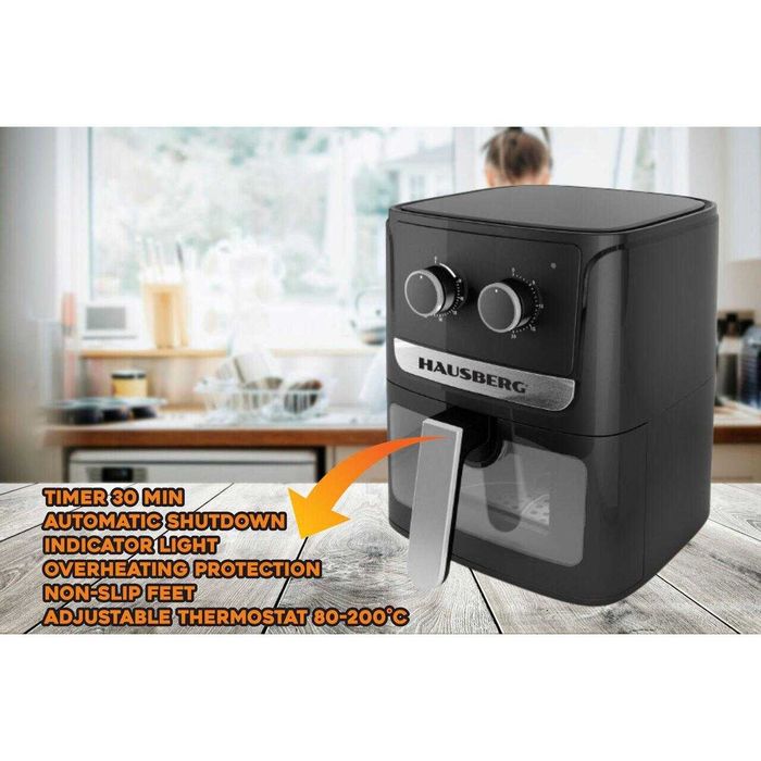 Фритюрник с горещ въздух HAUSBERG HB-2340