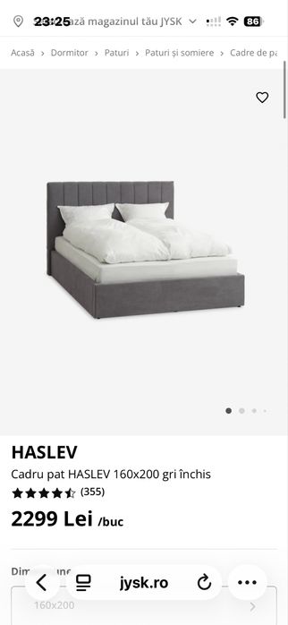 Set mobilier masa living + scaune, coltar , pat