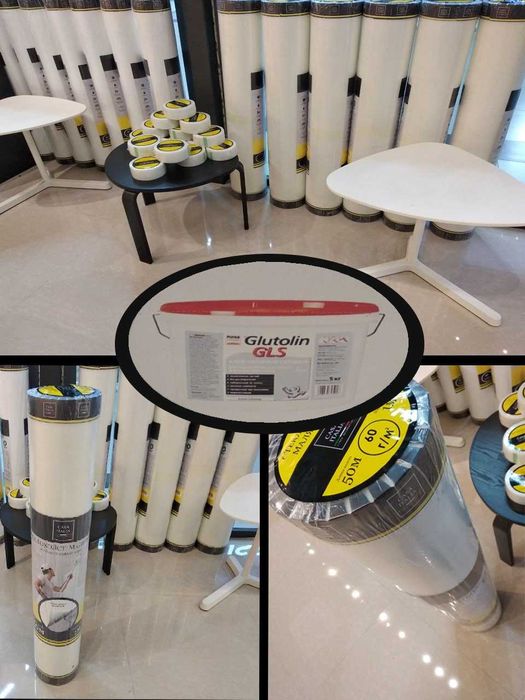 Клей акриловый для сткеклохолста HENCEL  готовый к применению.