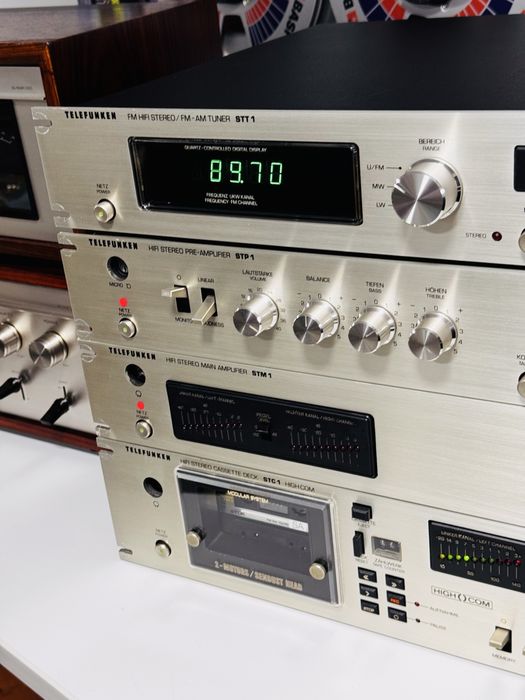 Linie audio Hi-Fi TELEFUNKEN seria 1,putere-preamplificator,deck,tuner
