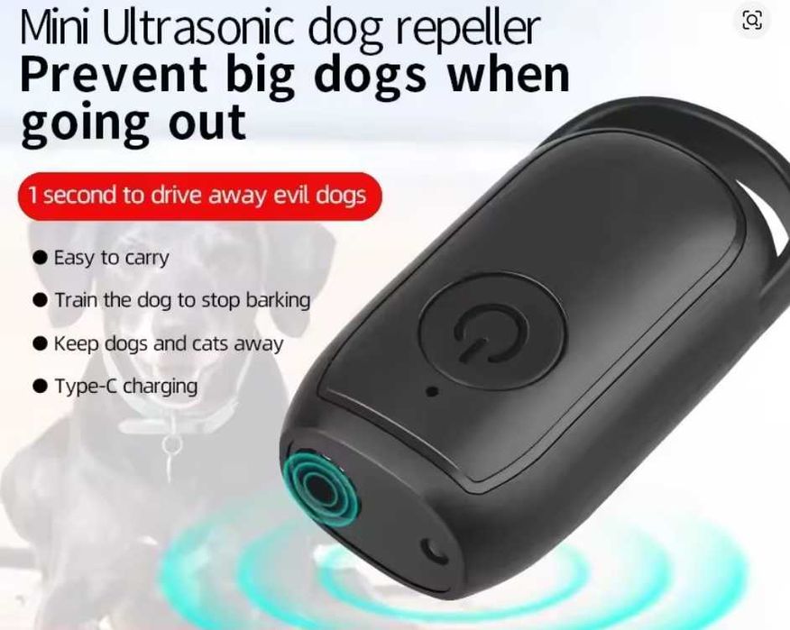 Преносим ултразвуков уред за защита от кучета
