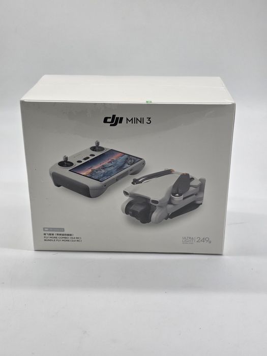 Drona DJI Mini 3 Fly More Combo + Smart Controller, SIGILATA