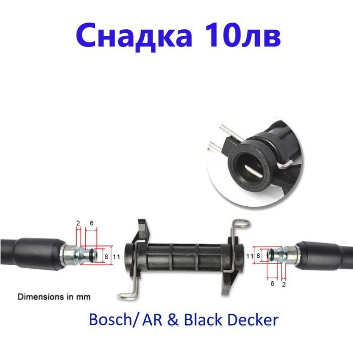 Маркуч за водоструйки Bosch Бош - 6м/10м/15м НОВ