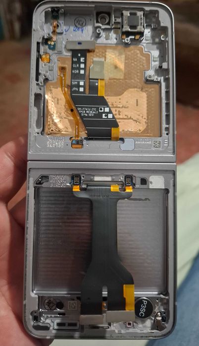 Рамка samsung galaxy flip 6 корпус серый