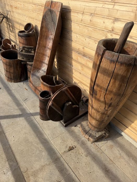 Mojar si pistil din lemn vechi
