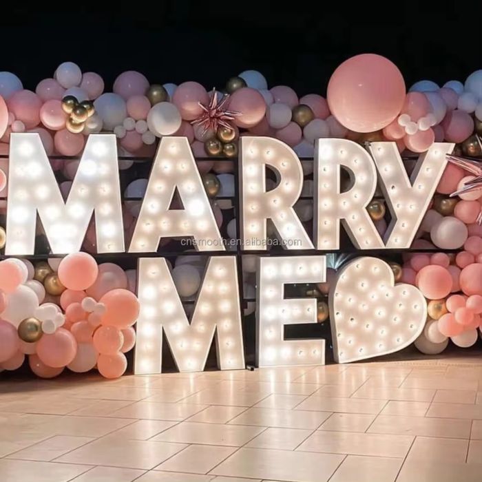 Буква Marry me Анашым