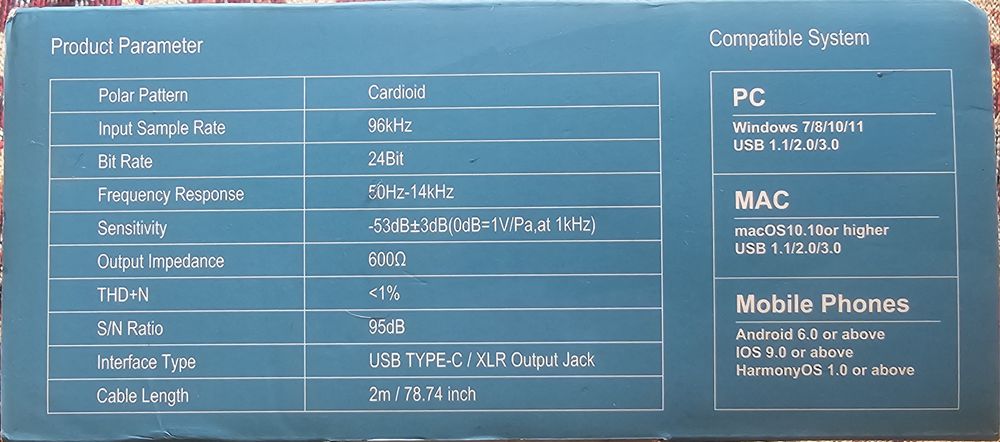 Microfon Gaming RGB, Noise Canceling , Cu Suport
