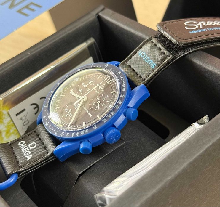 Omega Swatch Mission to the Super Blue Moonphase