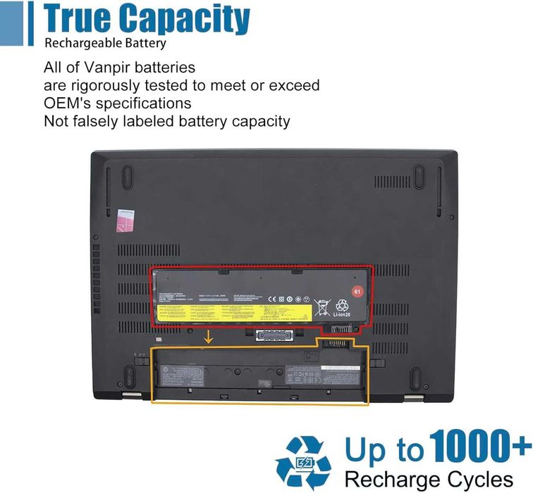 Батерия за лаптоп 01AV490, съвместима с Lenovo ThinkPad