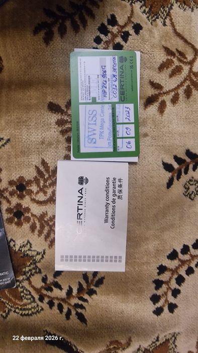 Продам швейцарские часы Certina