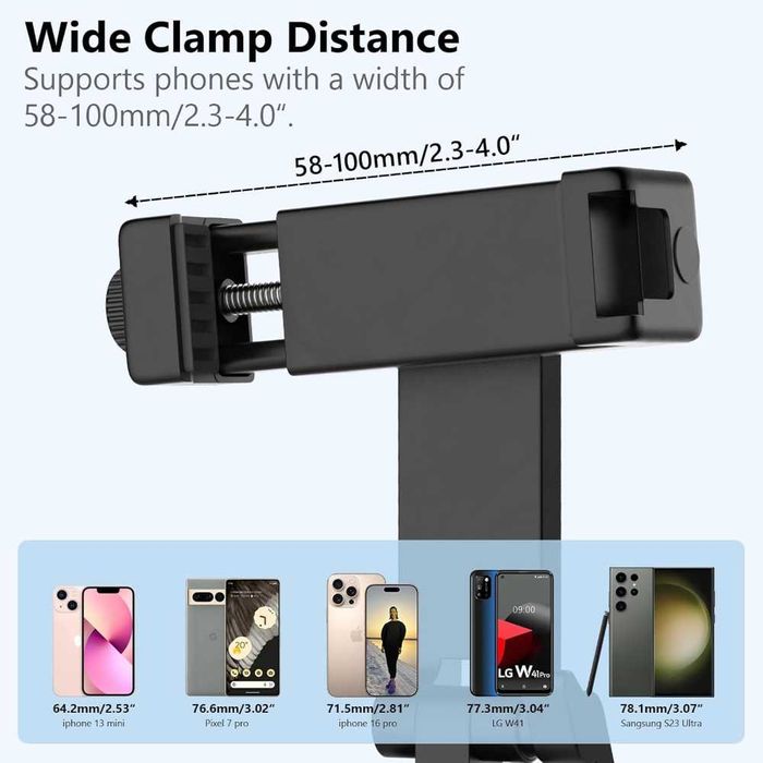 HSU HGP311BK универсален държач за телефон с  – 1/4″ резба