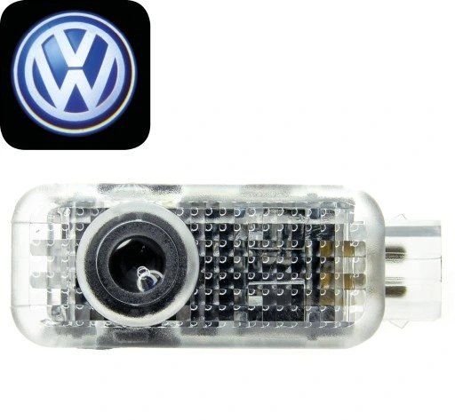 Плафон №26-V4 LED лампа за врати на кола с протектор лого за VW PASSAT