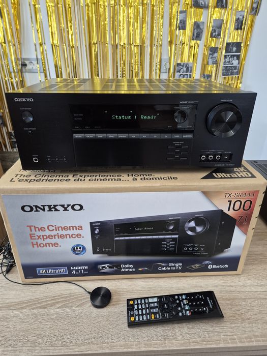 Receiver 7.1 Onkyo TX-SR444 - Dolby Atmos - 4K - impecabil