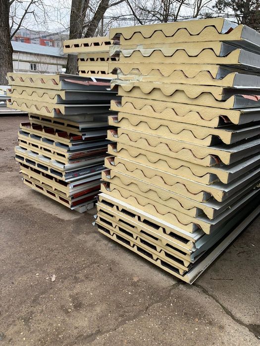 Panouri Sandwich Termoizolante Cal 1 și Cal 2 Perete si Acoperiș